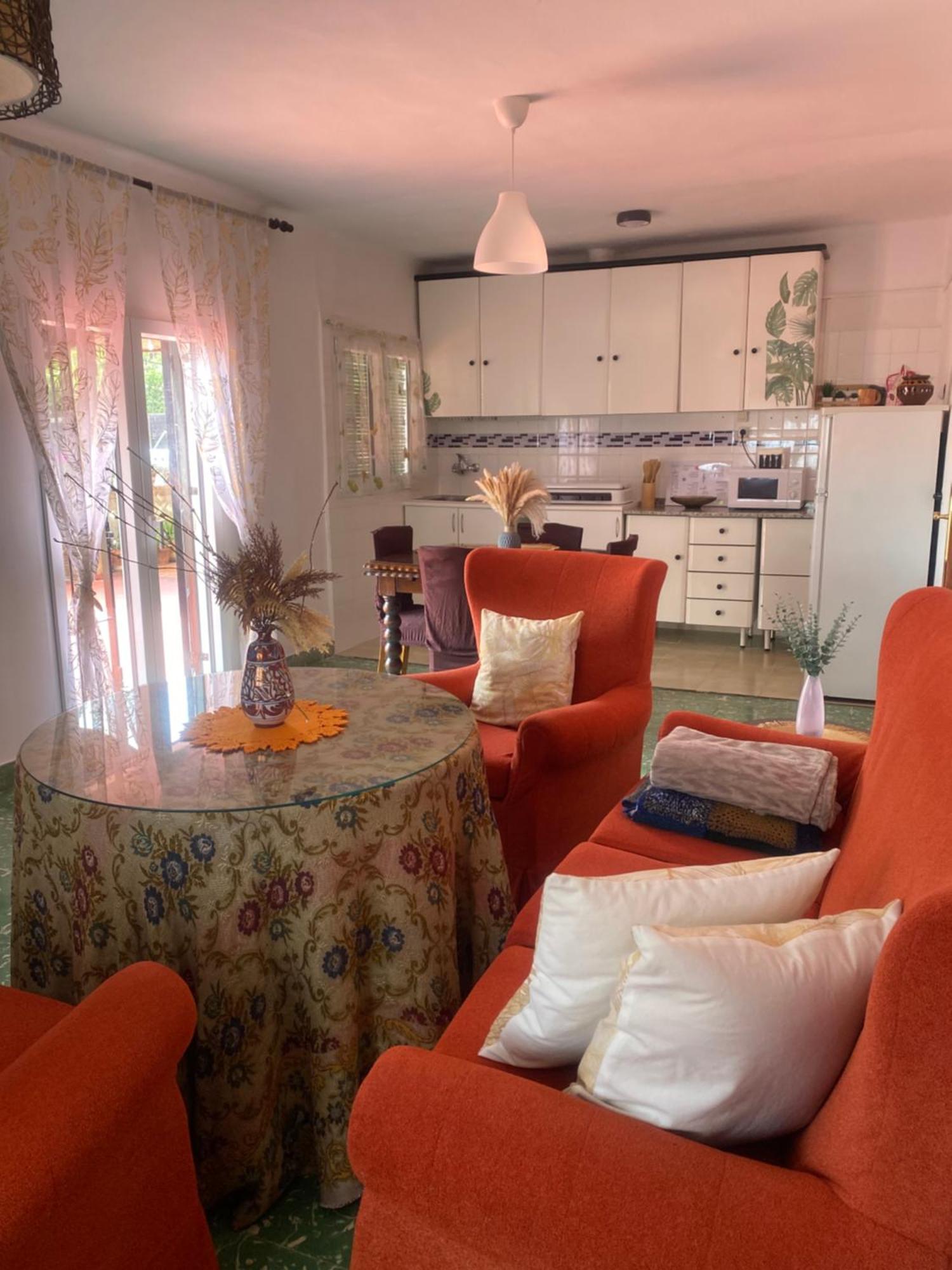 דירות מונאצ'יל Casita Rural La Rosa De La Huerta Con Chimenea Interior מראה חיצוני תמונה